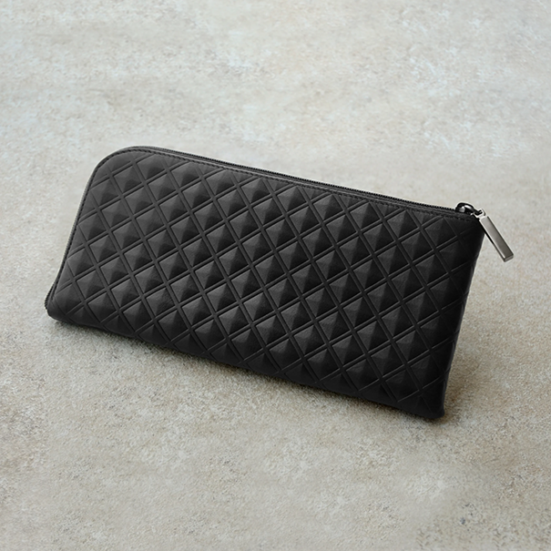 ピラミデ(ロング/ 牛革)ブラック